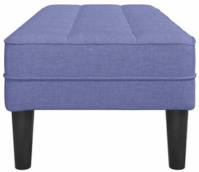 Banco vidaXL Jeans Azul 113x57x39 cm Tecido