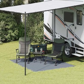 vidaXL Tapete para Barraca Cinzento azulado 250 x 200 cm Polietileno