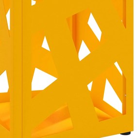 Suporte para Guarda-Chuva Amarelo Mostarda Metal Médio Elegante