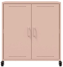Aparador 68x39x72 cm aço rosa