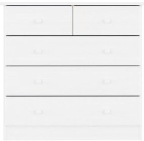 Cómoda ALTA 77x35x73 cm madeira de pinho maciça branco