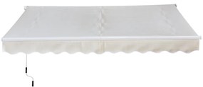 Toldo com Braço Articulado - 395x245cm - Branco