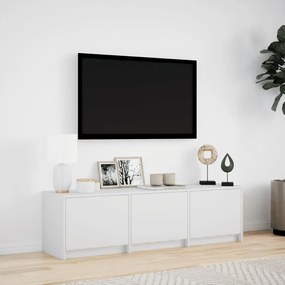Móvel de TV 140x34x50 cm derivados de madeira branco