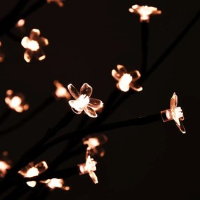 Cerejeira com 220 luzes LEDs 220 cm branco quente