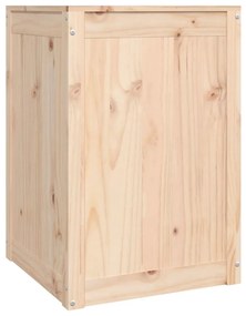 Caixa para roupa 44x44x66 cm madeira de pinho maciça