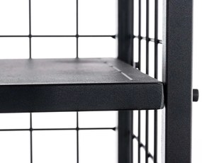 Suporte para lenha Forrest 40 x 40 x 120 Preto