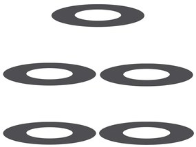 Vasos de Plástico Preto Plástico Médio Empilhável
