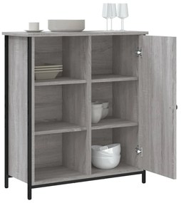 Aparador 70x30x80 cm derivados de madeira cinzento sonoma
