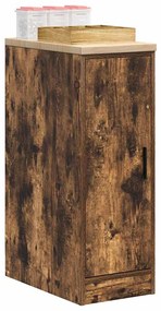 Armário de arrumação de garagem carvalho fumado 30x51x85 cm
