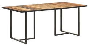 Mesa de jantar 180 cm madeira de mangueira áspera