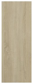 Mesa consola 78x30x80 cm derivados de madeira carvalho sonoma
