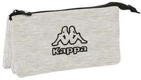 Malas para Tudo Triplas Kappa Grey Knit Cinzento (22 X 12 X 3 cm)