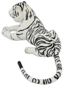 Tigre de peluche, branco, XXL