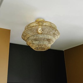 Candeeiro de teto oriental dourado 45 cm - Vadi