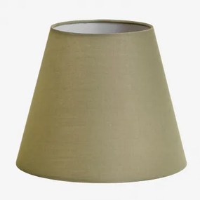 Abajur De Tecido Caracas Ø25 Cm & Verde Sálvia - Sklum