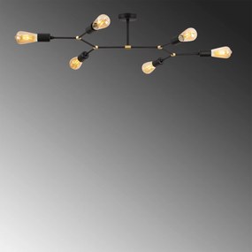 Candeeiro de Teto Sparrow – Preto – 95 x 48 cm