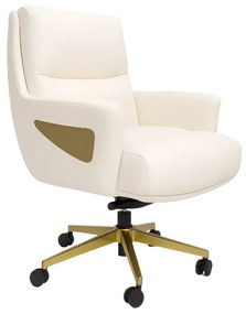 Cadeira de Escritório Operativa Sadah Creme