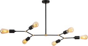 Candeeiro de Teto Sparrow – Preto – 95 x 48 cm