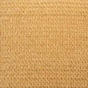 Para-sol estilo vela triangular 160 g/m² 4x4x5,8 m PEAD areia