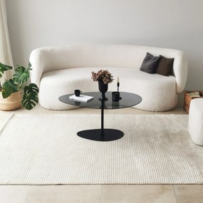 Mesa de Centro Porto – Cinzento Escuro e Preto – 90x40x60 cm