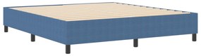vidaXL Estrado de cama plataforma Azul 180 x 200 cm tecido