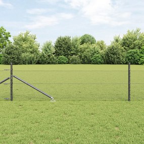 Cerca Hexagonal vidaXL Cinza 0.5x10 m Aço