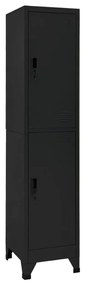 vidaXL Cacifo 38x45x180 cm aço preto