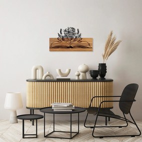 Acessório Decorativo de Parede Flower Green From A Book – Nogueira e P