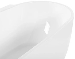 Banheira autónoma em acrílico branco 170 x 80 cm ROTSO Beliani