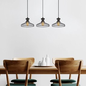 Candeeiro de Teto Events – Preto Antigo – 73 x 23 cm