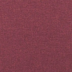 Sofá de 2 lugares tecido 140 cm vermelho tinto