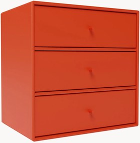 Módulo com gavetas Montana Mini 1007 para sistema de estantes modular