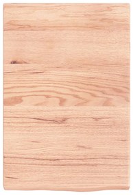 Prateleira de parede 40x60x(2-4) cm carvalho tratado castanho