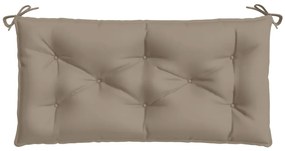 Almofadões banco jardim 2 pcs tecido oxford cinza-acastanhado
