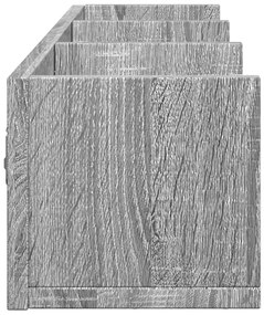 Armário de parede 75x18x16,5 cm derivados madeira cinza sonoma