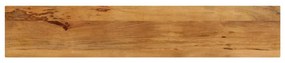 vidaXL Tampo de mesa retangular 140x40x3,8 cm mangueira maciça