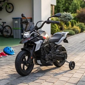Mota eletrica para Crianças 2 a 5 anos 12V BMW G310GS Rodas EVA, Preta