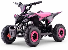 Moto 4 elétrica para crianças ATV Motors Raptor 800W Rosa