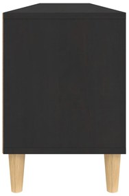 Móvel de TV 150x30x44,5 cm derivados de madeira preto