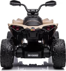 Moto 4 elétrica para crianças 1 a 5 anos, 24V 4x4  Can-Am Renegade Caqui