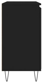 Aparador 104x35x70 cm derivados de madeira preto