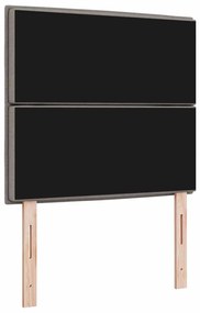 Cabeceira Design Linhas Bege 100 cm Tecido