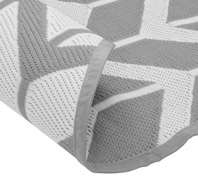 Tapete de exterior Ø160 cm ARAKIL PP cinzento