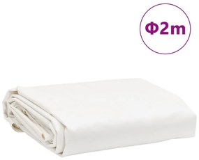 Lona Ø 2 m 650 g/m² branco