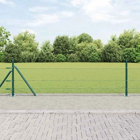 Cerca Hexagonal vidaXL Verde 0.4x50 m Aço