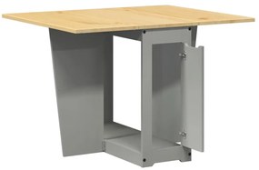 Mesa de jantar dobrável Corona madeira de pinho maciça cinzento
