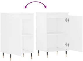 Aparadores 2 pcs 40x35x70 cm derivados de madeira branco