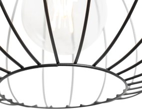 Candeeiro de suspensão industrial preto - Margarita