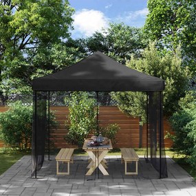 Rede mosquiteira p/ interior exterior malha preto 300x300x200cm