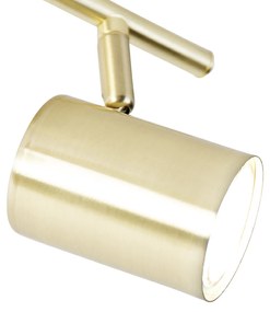 LED Foco de teto inteligente ajustável em latão com 2 GU10 Wi-Fi - Jeana Moderno